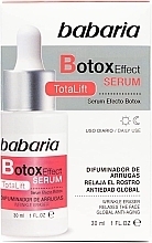 Serum liftingujące do twarzy - Babaria Botox Effect Total Lift Serum — Zdjęcie N2