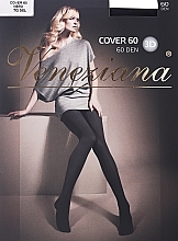 Rajstopy damskie Cover 3D, 60 Den, nero - Veneziana — Zdjęcie N1
