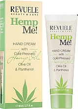 Krem do rąk z olejem z nasion konopi - Revuele Hemp Me! Hand Cream With Cold Pressed Hemp Oil — Zdjęcie N2