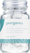 Tabletki do mycia zębów Mięta - Georganics Natural Toothtablets Spearmint — Zdjęcie N2