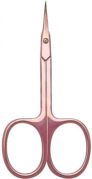 Nożyczki do skórek do manicure, 9 cm, 1091/5RGH B, w blistrze - Titania Rose Gold — Zdjęcie N1