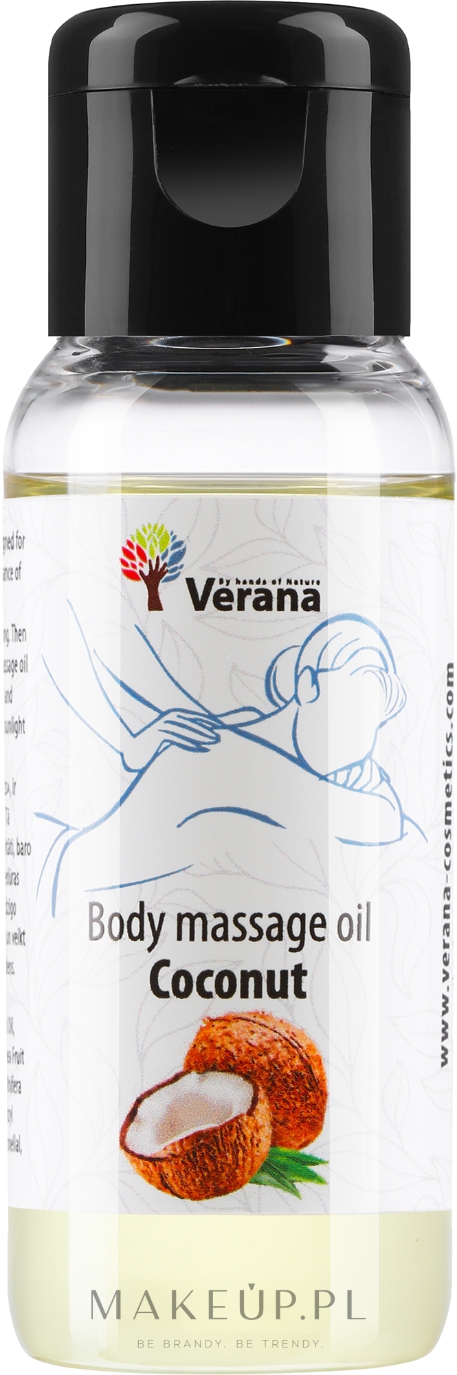 Olejek do masażu ciała Coconut - Verana Body Massage Oil  — Zdjęcie 30 ml