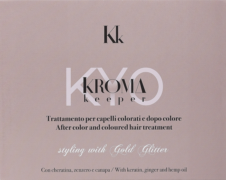 Zestaw, 4 produkty - Kyo Kroma Keeper Styling With Gold Glitter — Zdjęcie N1