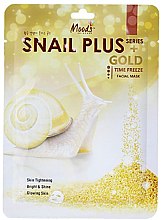 Kup Maska na tkaninie do twarzy - Moods Snail Plus Gold Facial Mask 