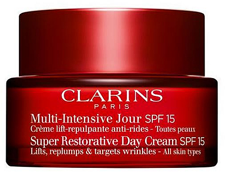 Krem do twarzy - Clarins Multi-Intensive Jour SPF 15 Super Restorative Day Cream