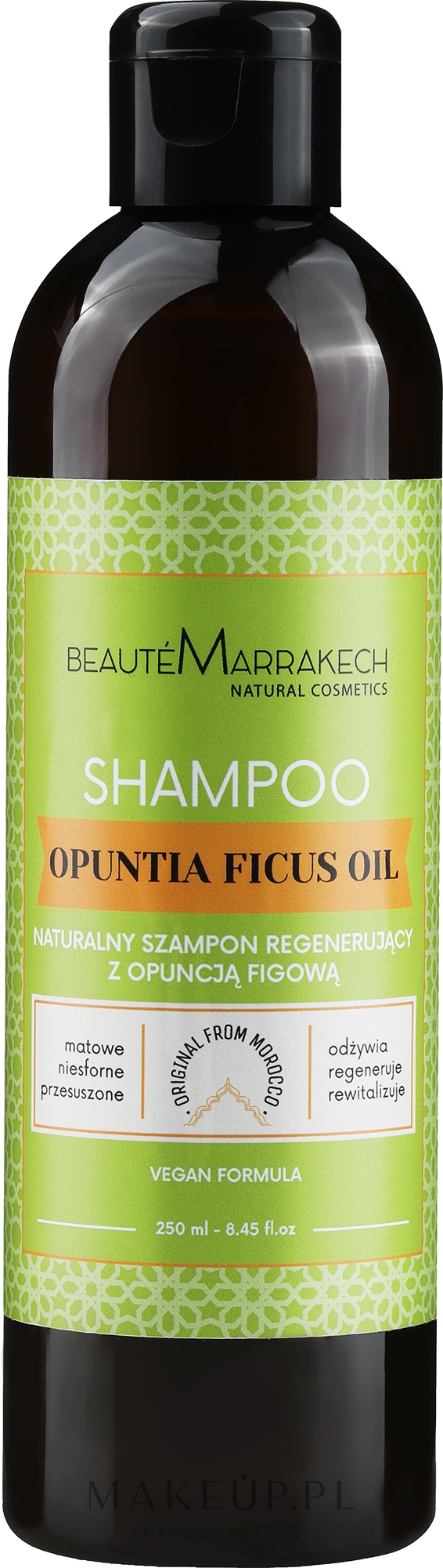 Odbudowujący szampon z olejem z opuncji figowej do włosów zniszczonych - Beauté Marrakech Shampoo With Prickly Pear Oil For Weakened And Damaged Hair — Zdjęcie 250 ml