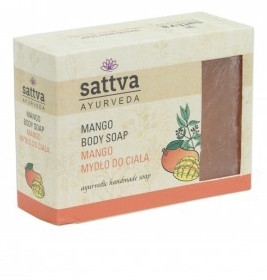 Mydło w kostce do ciała Mango - Sattva Ayurveda Mango Body Soap