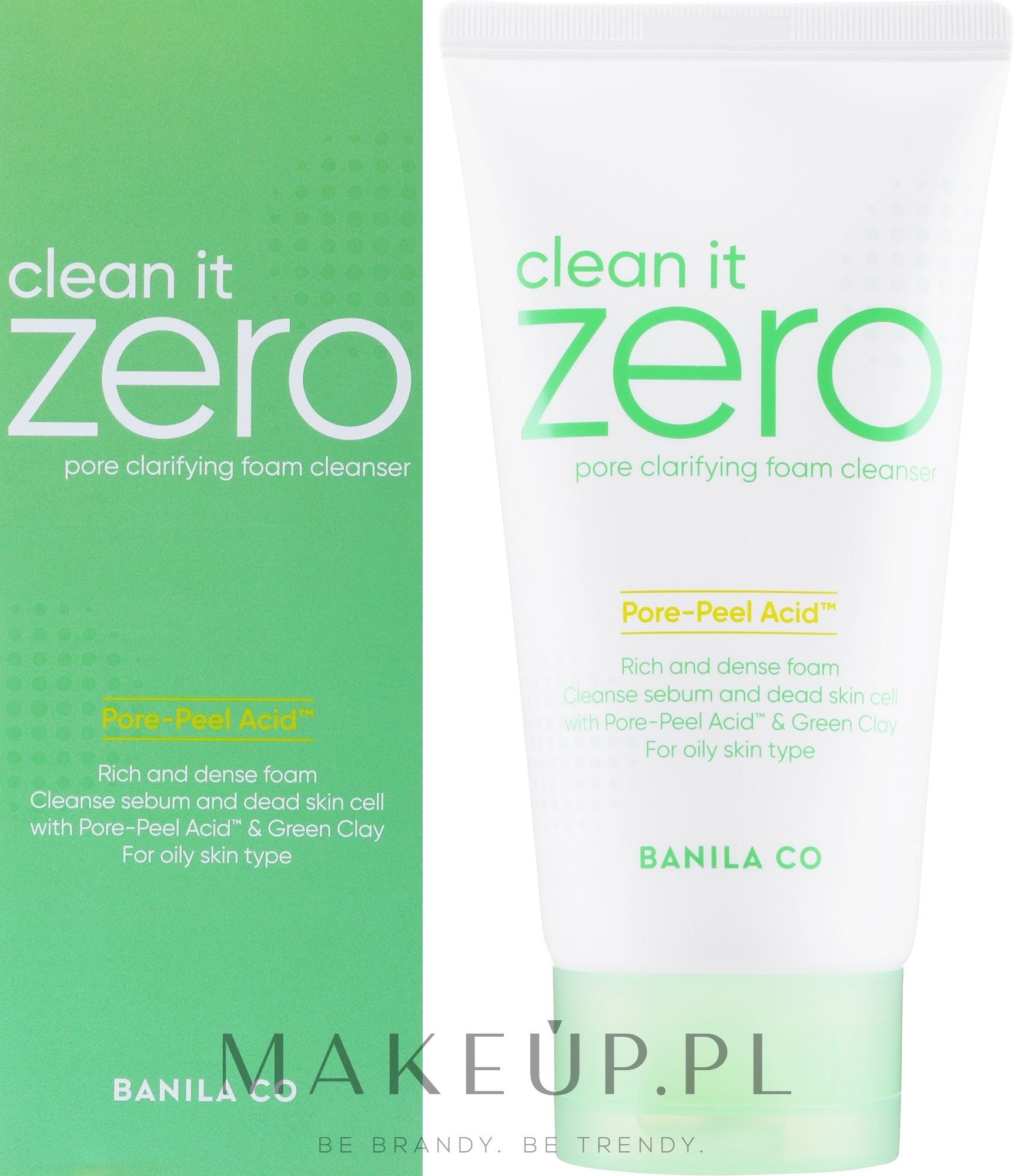 Pianka oczyszczająca - Banila Co. Clean it Zero Pore Clarifying Foam Cleanser — Zdjęcie 150 ml