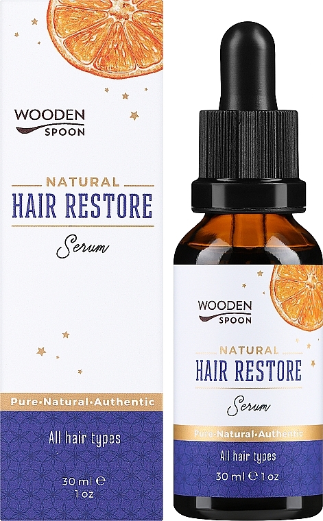 WYPRZEDAŻ Rewitalizujące serum do włosów - Wooden Spoon Hair Restore Serum * — Zdjęcie N2