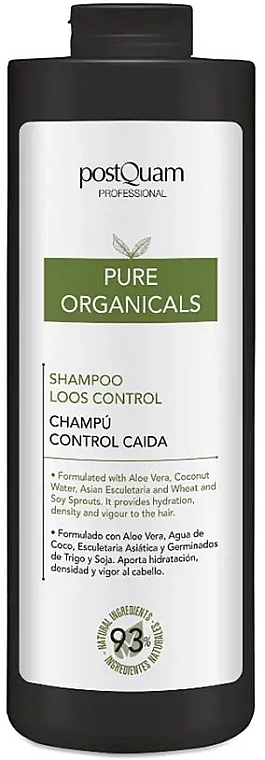 Szampon przeciw wypadaniu włosów - Postquam Pure Organicals Shampoo Loos Control  — Zdjęcie N2
