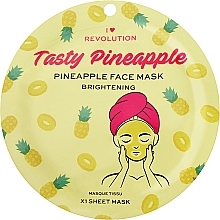 Rozjaśniająca maska w płachcie - I Heart Revolution Pineapple Brightening Printed Sheet Mask — Zdjęcie N1