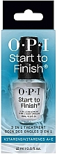 Odżywka wzmacniająca paznokcie o wielofunkcyjnej formule - OPI Start To Finish 3-In-1 Treatment — Zdjęcie N2