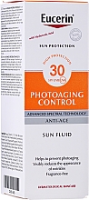 Przeciwsłoneczny fluid przeciwstarzeniowy - Eucerin Sun Protection Photoaging Control Sun Fluid SPF 30 — Zdjęcie N2