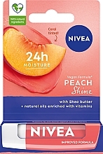 Kup Pielęgnująca pomadka do ust Brzoskwinia - NIVEA Lip Care Peach Shine Lip Balm