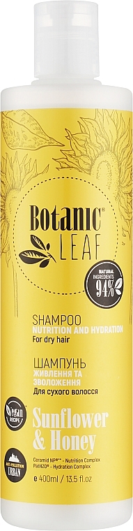 Szampon do włosów suchych, Odżywianie i nawilżanie - Botanic Leaf