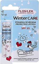 PREZENT! Pomadka ochronna do ust z filtrem UV SPF20 - Floslek Winter Care Protective Lipstick — Zdjęcie N1