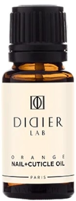 Olejek do paznokci i skórek Pomarańczowy - Didier Lab Nail + Cuticle Oil Orange — Zdjęcie 15 ml