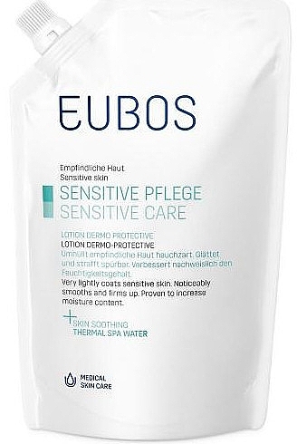 PRZECENA! Mleczko do ciała - Eubos Med Sensitive Skin Lotion Dermo-Protective Refill (uzupełnienie) * — Zdjęcie N1