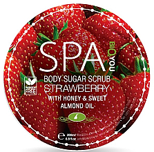 Cukrowy peeling do ciała Truskawka - Bio2You Body Sugar Scrub — Zdjęcie N1