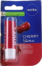 PRZECENA! Pielęgnująca pomadka do ust Wiśnia - NIVEA Fruity Shine Cherry Lip Balm * — Zdjęcie N3