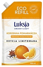 Kup Kremowe mydło w płynie Korzenna Pomarańcza - Luksja Creamy & Soft Spicy Orange Eco Refill (uzupełnienie)