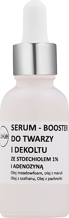 Serum-booster do twarzy i dekoltu z 1% stoechiolem i adonezyną - La-Le Serum-Booster — Zdjęcie N1