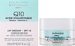 Liftingujący żel-krem pod oczy - Byphasse Lift Instant Eyes Gel Cream Q10 — Zdjęcie N2