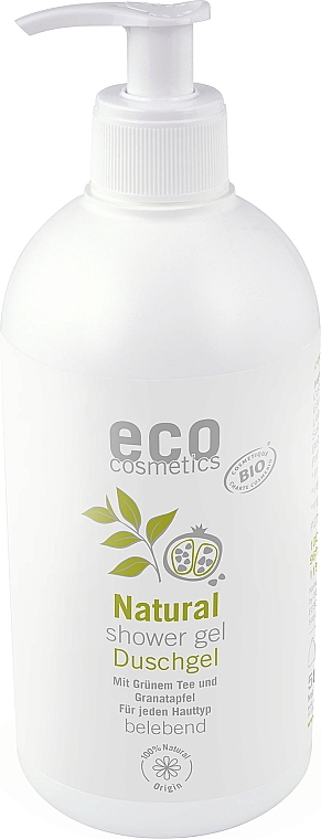 Żel pod prysznic z zieloną herbatą i granatem - Eco Cosmetics — Zdjęcie N2
