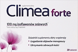 Suplement diety dla kobiet w okresie menopauzy - Aflofarm Climea Forte — Zdjęcie N1