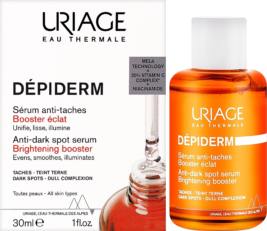 Serum korygujące przebarwienia - Uriage Depiderm Anti-Dark Spot Serum — Zdjęcie N2