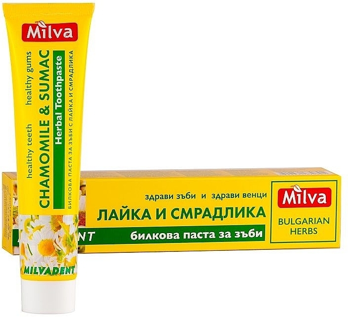 Pasta do zębów z rumiankiem i sumakiem - Milva Chamomile & Sumac Toothpaste — Zdjęcie N1