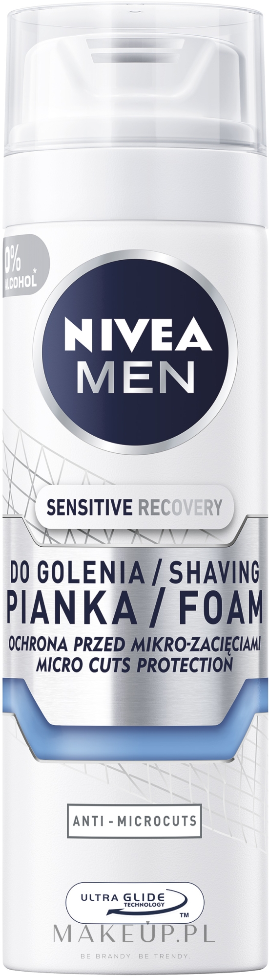 Regenerująca pianka do golenia - NIVEA MEN Sensitive Recovery Foam — Zdjęcie 200 ml