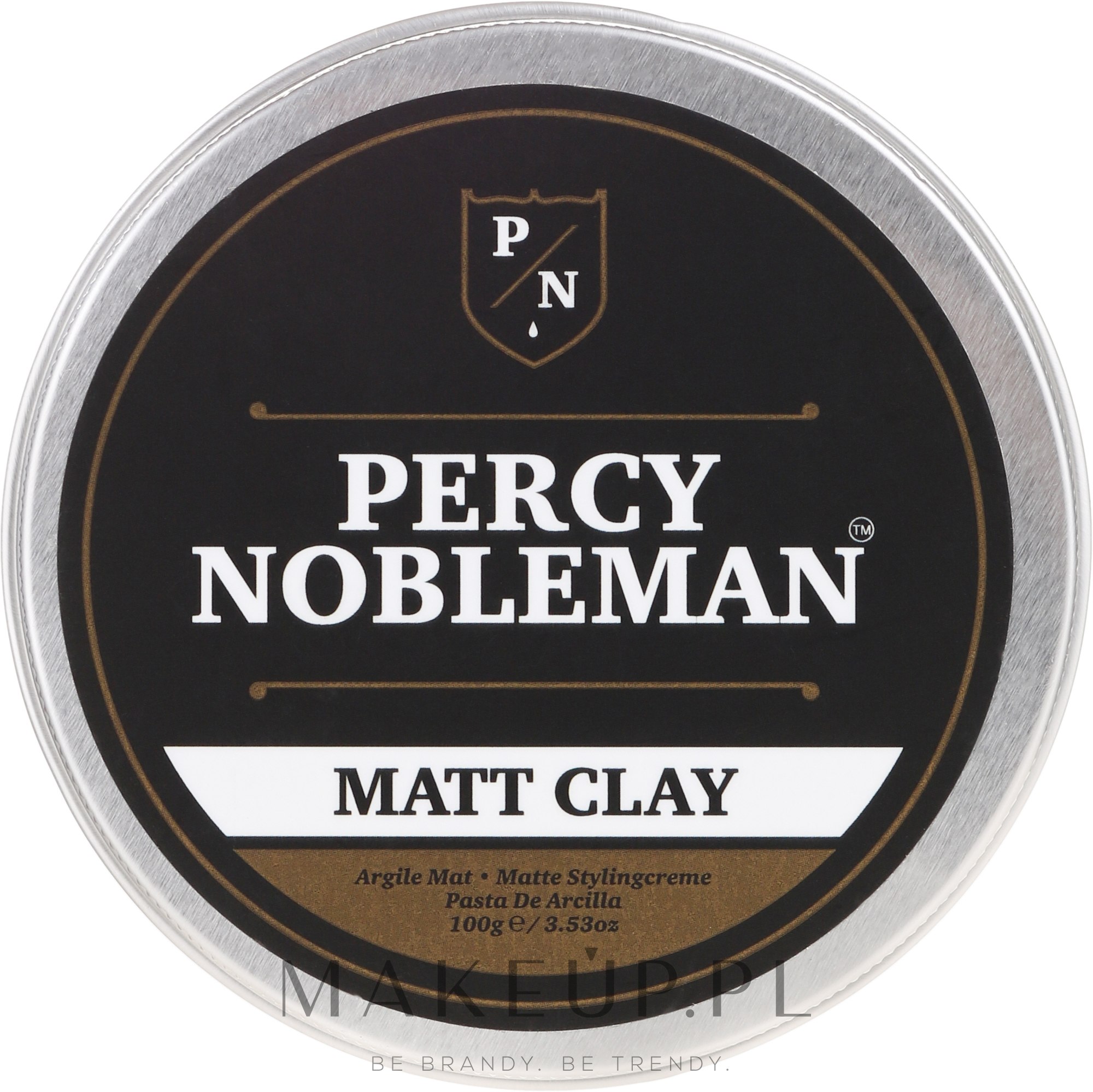 Matująca glinka do stylizacji włosów dla mężczyzn - Percy Nobleman Matt Clay — Zdjęcie 100 ml