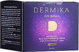 Kup Krem przeciwzmarszczkowy na noc - Dermika Insomnia Moonlight Rich Anti-Wrinkle Cream 30-40+