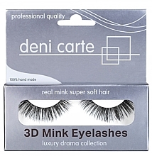 PRZECENA! Sztuczne rzęsy na pasku - Deni Carte Fake Eyelashes Mink Lashes WH-12 * — Zdjęcie N1