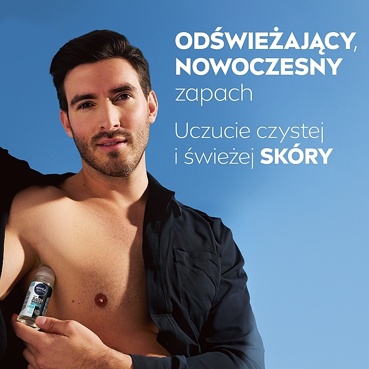 Antyperspirant w kulce dla mężczyzn - NIVEA MEN Black & White Invisible Fresh — Zdjęcie N4