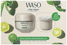 Zestaw - Shiseido Waso Ultra-Moisturising Cream Refill Set (f/cr/50ml + refill/50ml) — Zdjęcie N1