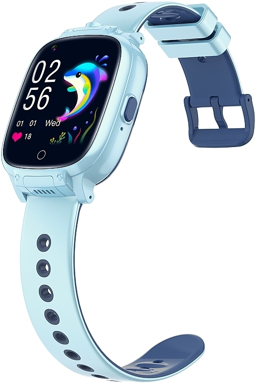 Smartwatch dla dzieci, niebieski - Garett Smartwatch Kids Twin 4G — Zdjęcie N4