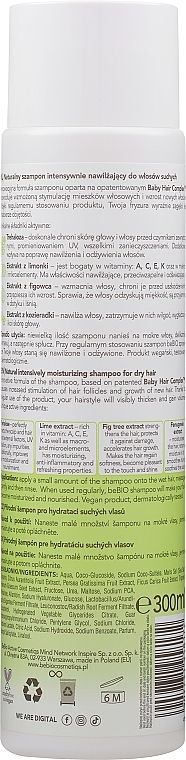 Szampon do włosów suchych - BeBio Natural Shampoo for Dry Hair — Zdjęcie N2