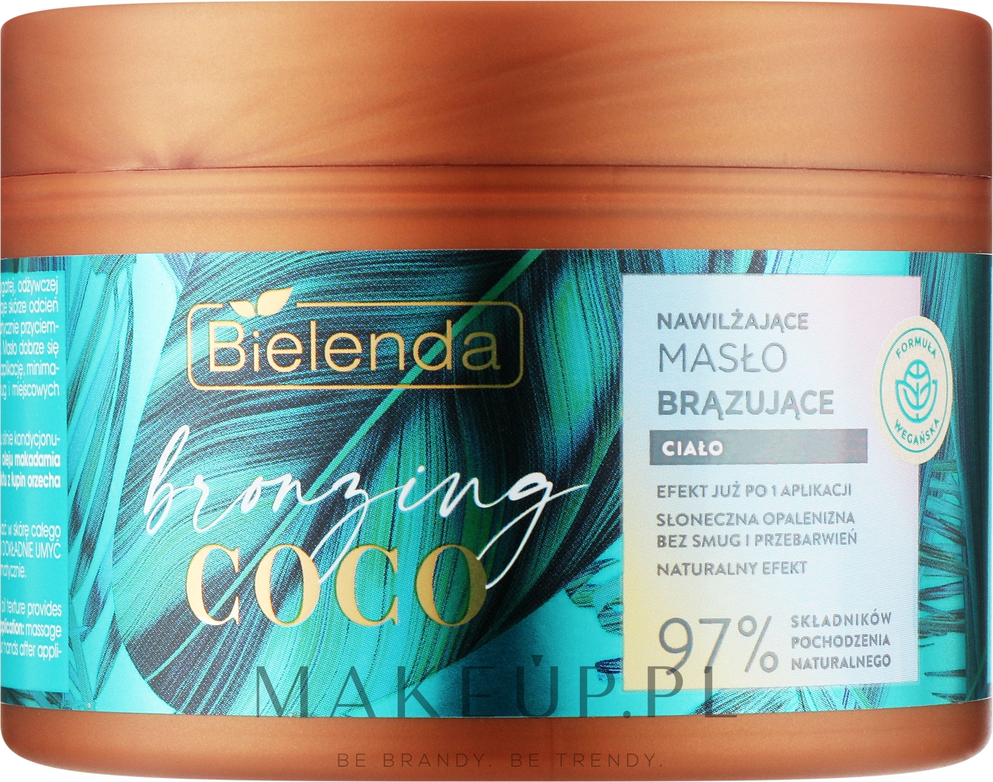 Nawilżające masło brązujące do ciała - Bielenda Bronzing Coco — Zdjęcie 200 ml
