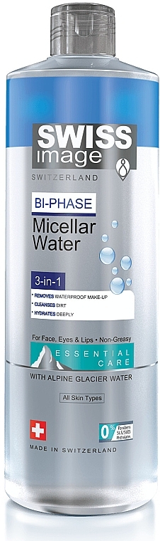 Dwufazowa woda micelarna - Swiss Image Essential Care Bi-Phase Micellar Water — Zdjęcie N1