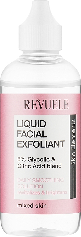 Płyn złuszczający do twarzy - Revuele Liquid Facial Exfoliant 5% Glycolic + Citric Acid Blend  — Zdjęcie N1