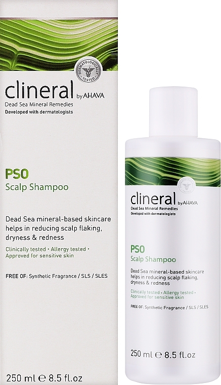 Szampon do wrażliwej skóry głowy - Ahava Clineral Pso Scalp Shampoo — Zdjęcie N2