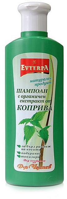 Szampon z ekstraktem z pokrzywy - Evterpa — Zdjęcie N1