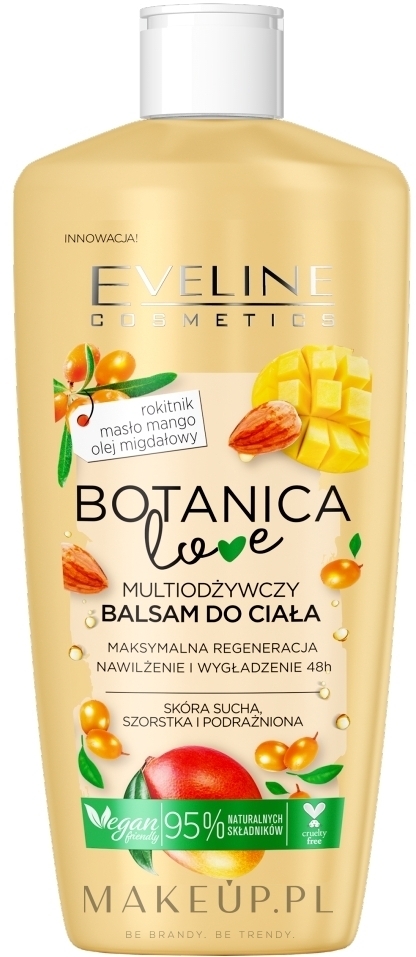 Multiodżywczy balsam do ciała - Eveline Cosmetics Botanica Love — Zdjęcie 350 ml