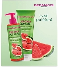 Kup Zestaw - Dermacol Aroma Moment Fresh Watermelon (sh/gel/250 ml + soap/250 ml)