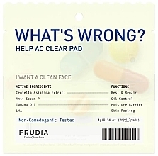 Kup Płatki oczyszczające do skóry problematycznej - Frudia What's Wrong Help AC Clear Pad