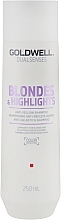Szampon przeciw żółknięciu włosów blond i z refleksami - Goldwell Dualsenses Blondes & Highlights Anti-Yellow Shampoo — Zdjęcie N2