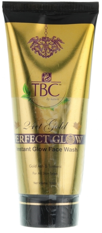 Nawilżająco-rozświetlający żel do mycia twarzy - TBC 24ct Gold Perfect Glow Face Wash — Zdjęcie N1