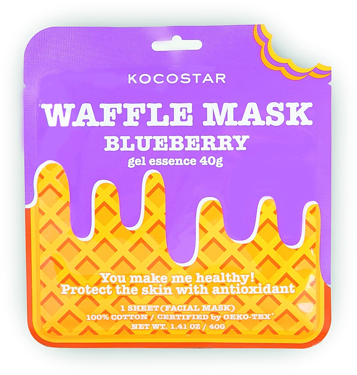 Zestaw - Kocostar Waffle Mask Kit 5 (f/mask/5x40g) — Zdjęcie N2